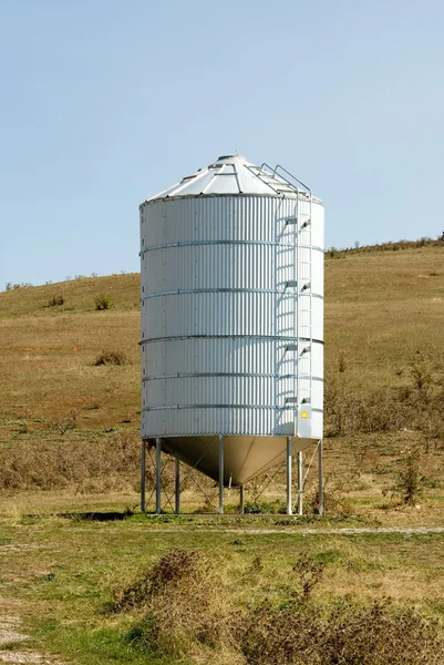 Silos zbożowy — Zdjęcie stockowe