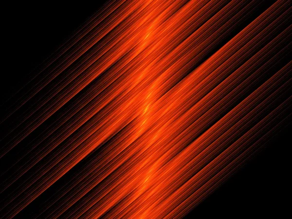 Shiny orange stripes on black — Stock Photo, Image