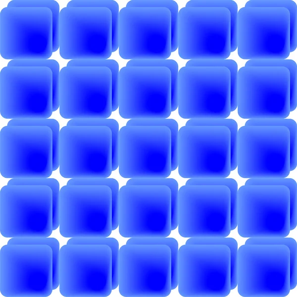 Muster blauer Kacheln, Vektorbild — Stockvektor