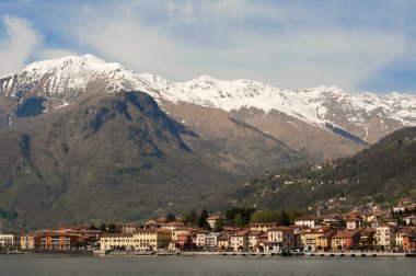 View on Gravedona, Lake Como, Italy clipart