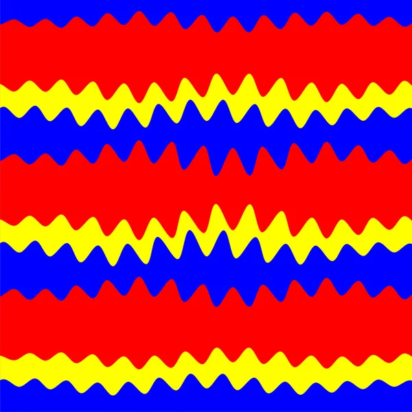 Rode, blauwe en gele zagen, vector — Stockvector