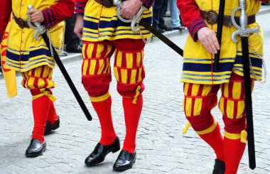Procession of the Holy Blood, Bruges clipart