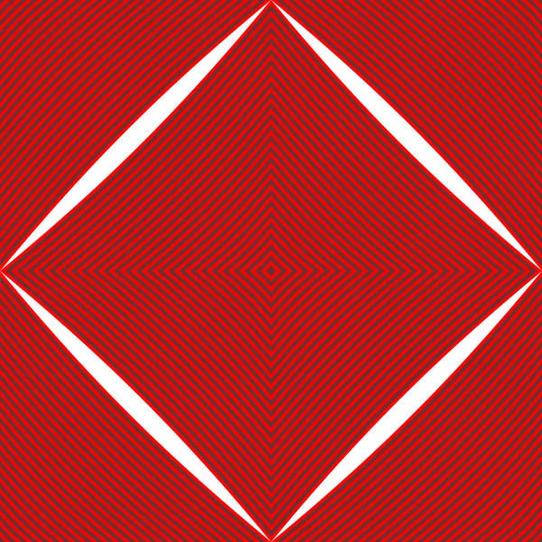 Röd och brun randig diamant, vektor — Stock vektor