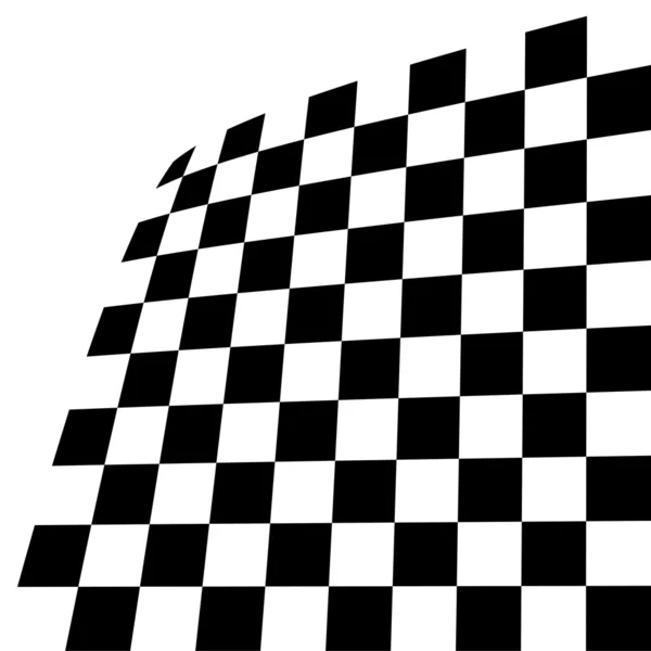 Черно-белая плитка, наклон — стоковый вектор