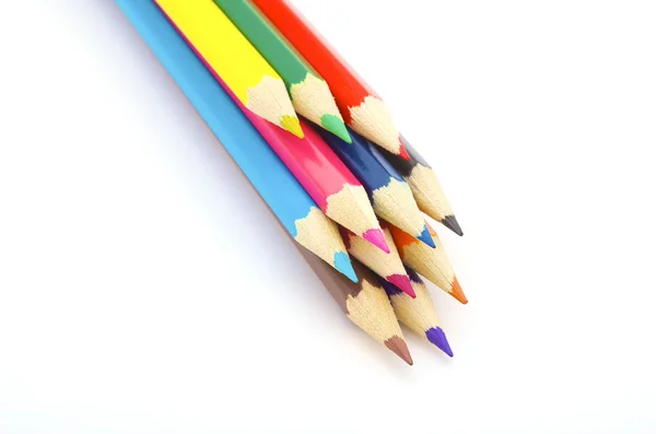 彩色铅笔 — 图库照片