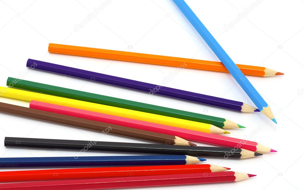 Colored pencils — Stock Photo © Postnikov 2836550