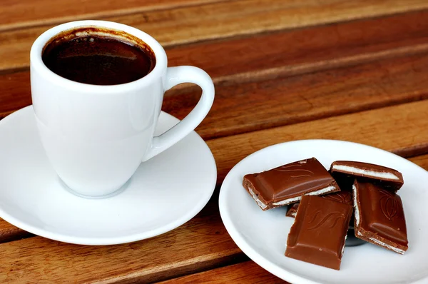 stock image Coffee and chocolate