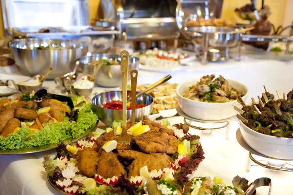 stock image Buffet table