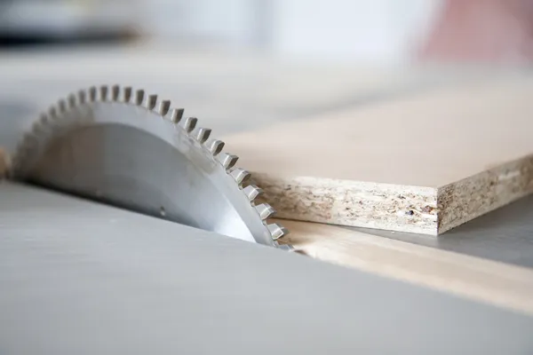 Using machines in joinery — Stock Photo, Image