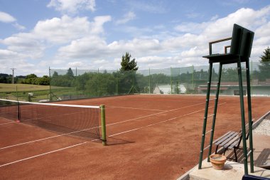 Tennis court clipart