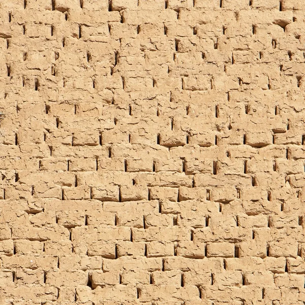 Adobe muro di mattoni — Foto Stock