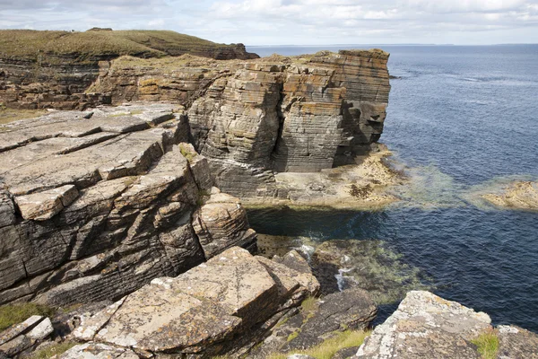 Stock image Rocks and cliffs at Orkney islands