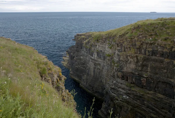 stock image Rocks and cliffs at Orkney islands