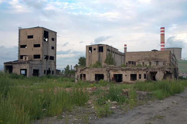 被遗弃的工厂 图库照片