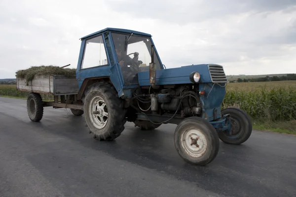 Tractor on road — Stock Photo, Image