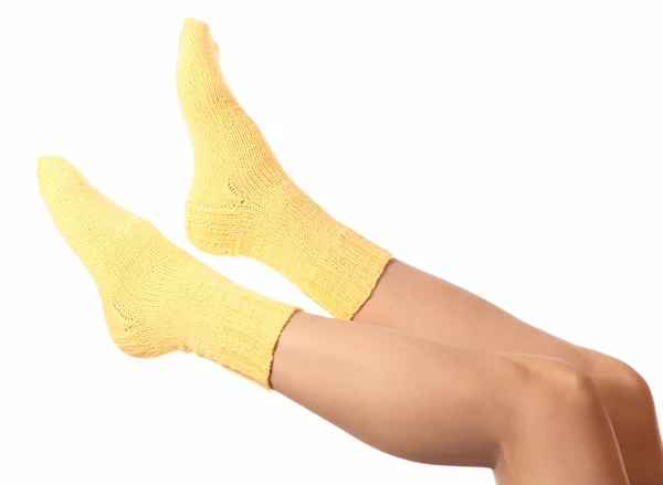 Vlněné ponožky . — Stock fotografie