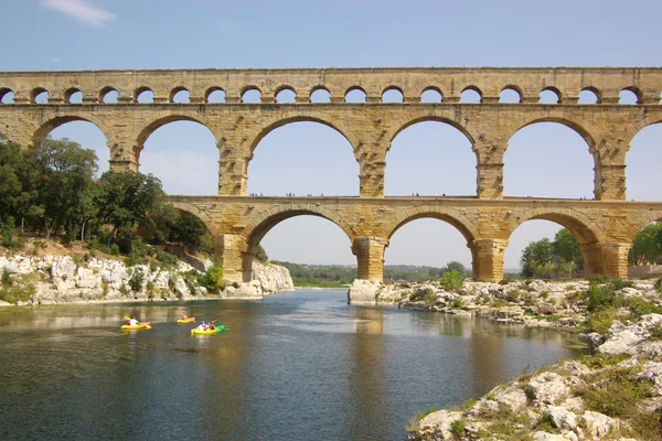Pont du garde Romeinse brug — Stockfoto