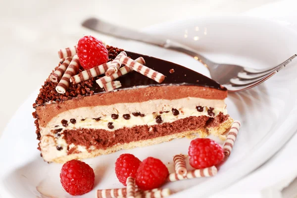 おいしいチョコレート ケーキ — ストック写真