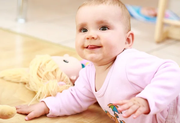 Portrét roztomilého miminka — Stock fotografie