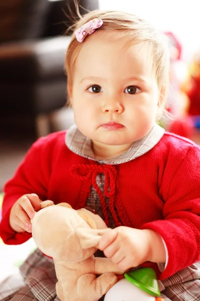 Πορτρέτο του χαριτωμένο μωρό — Φωτογραφία Αρχείου