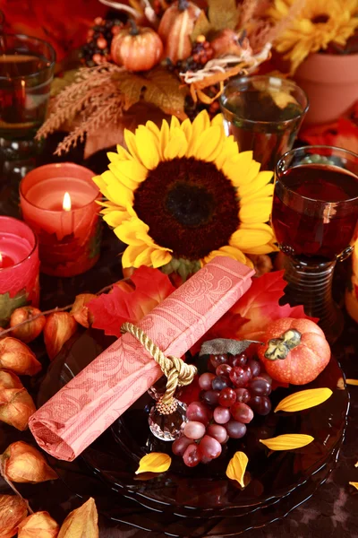 Cadre de lieu pour Thanksgiving — Photo
