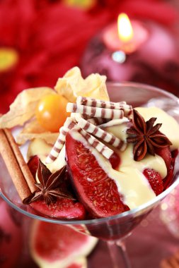 Christmas dessert clipart