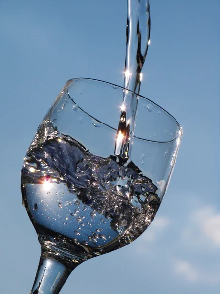 Agua y vidrio —  Fotos de Stock