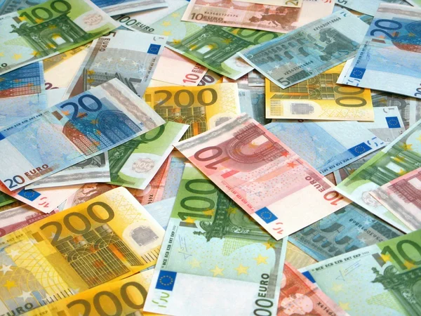 Fundo do euro — Fotografia de Stock