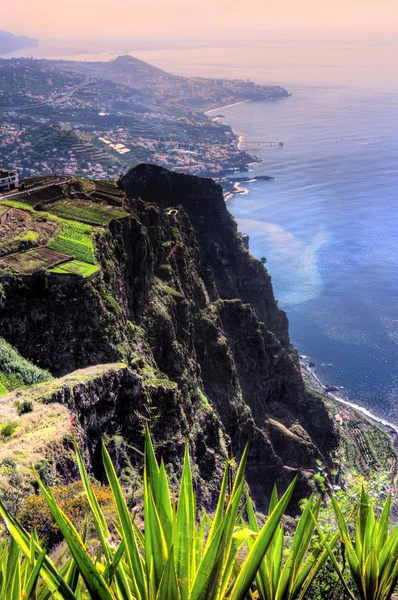 stock image South coast of Madeira island, view from Cabo Girao