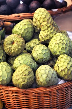 Sugar-apple, Annona squamosa - fruit of Madeira clipart