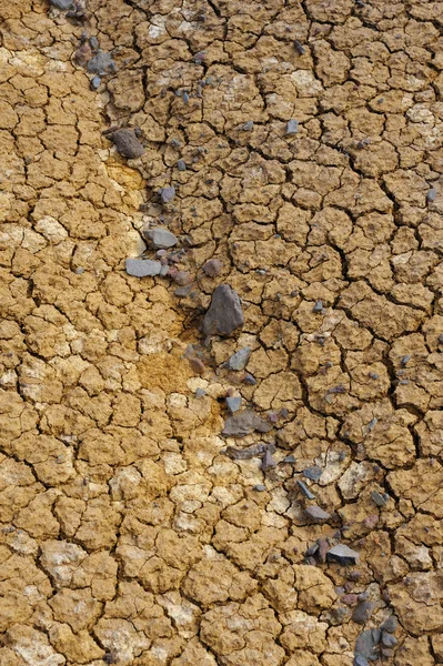 Тріснута суха текстура ґрунту — стокове фото