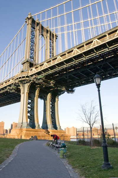 New York 'taki Manhattan Köprüsü — Stok fotoğraf