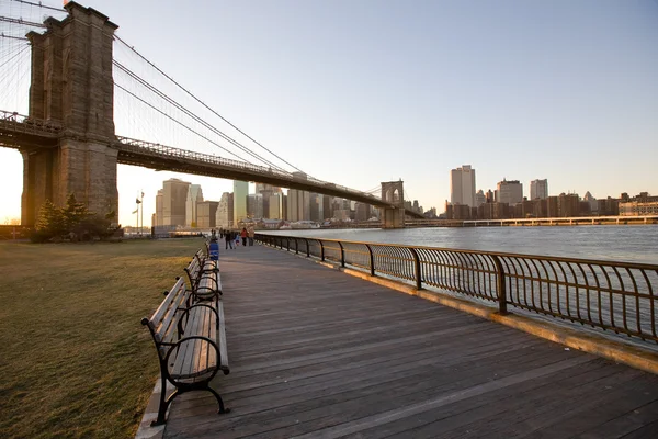 Brooklyn Bridge in New York City — Stock Photo, Image