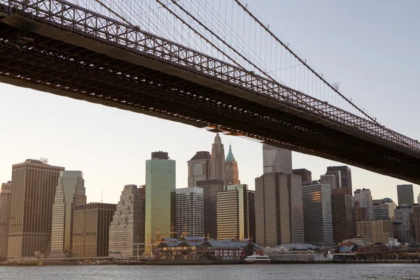 New York 'taki Brooklyn Köprüsü — Stok fotoğraf