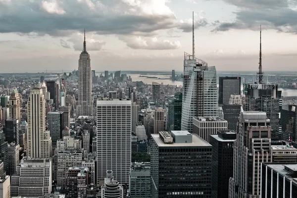 New York şehrinin ufuk çizgisi — Stok fotoğraf