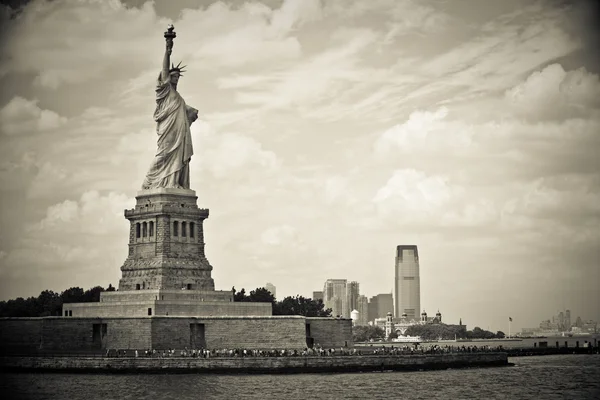 뉴욕 시에 있는 자유의 여신 — 스톡 사진