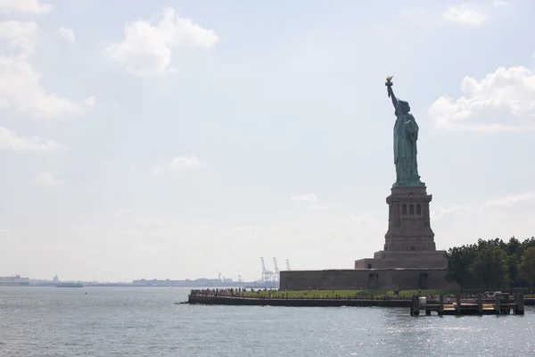 Άγαλμα της ελευθερίας στη Νέα Υόρκη — Φωτογραφία Αρχείου