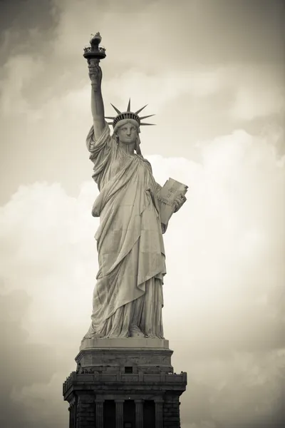 Estátua da liberdade na cidade de Nova York Fotos De Bancos De Imagens