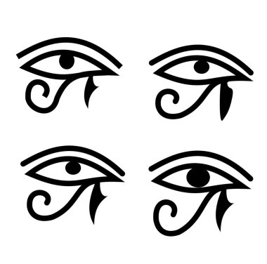 Eye of Horus - old Egyptian symbol clipart