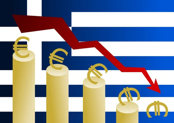 Greek crisis — Stock Photo, Image