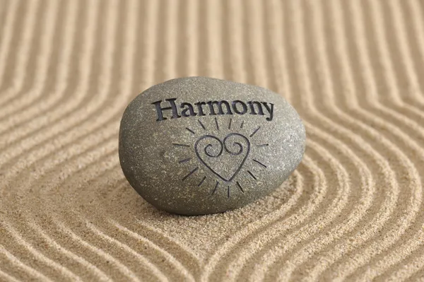 Harmonia no jardim zen — Fotografia de Stock
