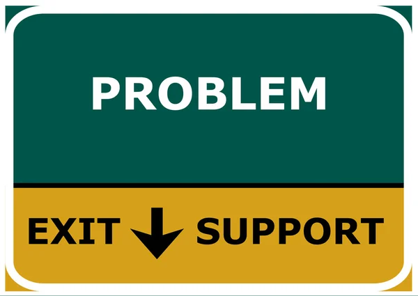 Problem support — Stock Photo, Image
