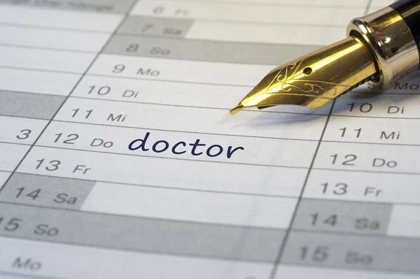 Läkare datum — Stockfoto