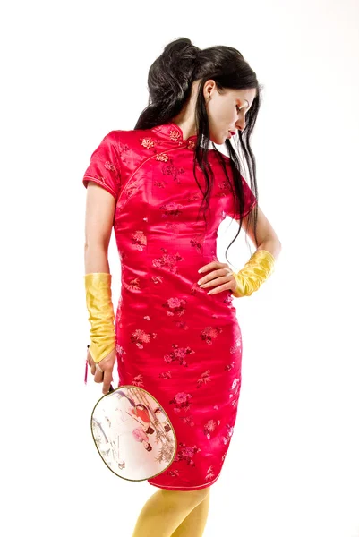 Rode geisha — Stockfoto