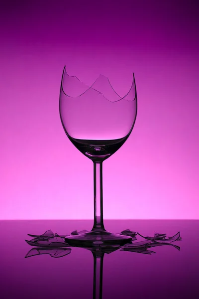 Rozbité víno — Stock fotografie