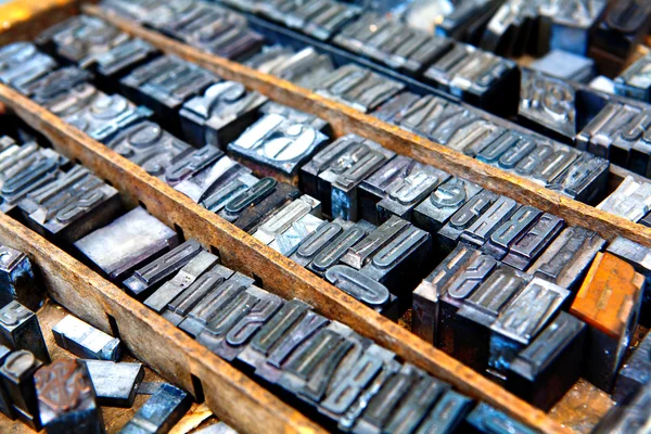 Old fonts — Stock Photo, Image