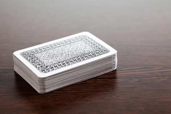 Cartões de poker na mesa — Fotografia de Stock