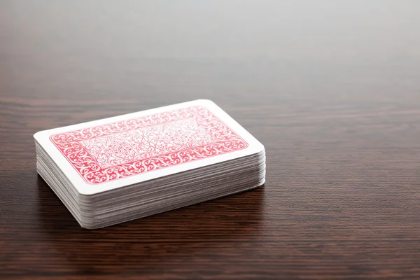 Pokerkarten auf dem Tisch — Stockfoto