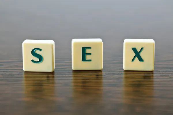 Znamení sexu — Stock fotografie