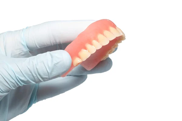 Зубные протезы — стоковое фото